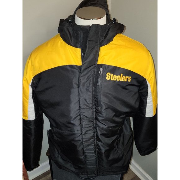 Vintage Pittsburgh Steeler Jacket (Large) Starter Esque - Picture 1 of 4